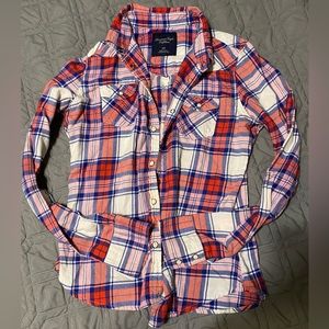 Juniors American Eagle button up top